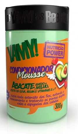 Condicionador Yamy Nutrição Power Mousse De Abacate 300g