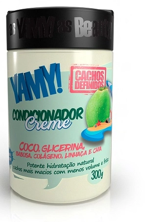 Cond Cr Yamy Cachos Definidos 300g Coco, Glicerina