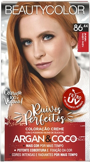 Tint Beauty Color Kit Esp 86.44 Ruivo Cobre Natural