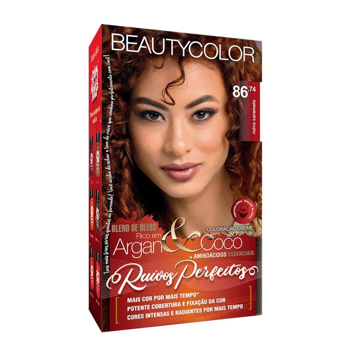 Tint Beauty Color Kit Esp 86.74 Ruivo Caramelo