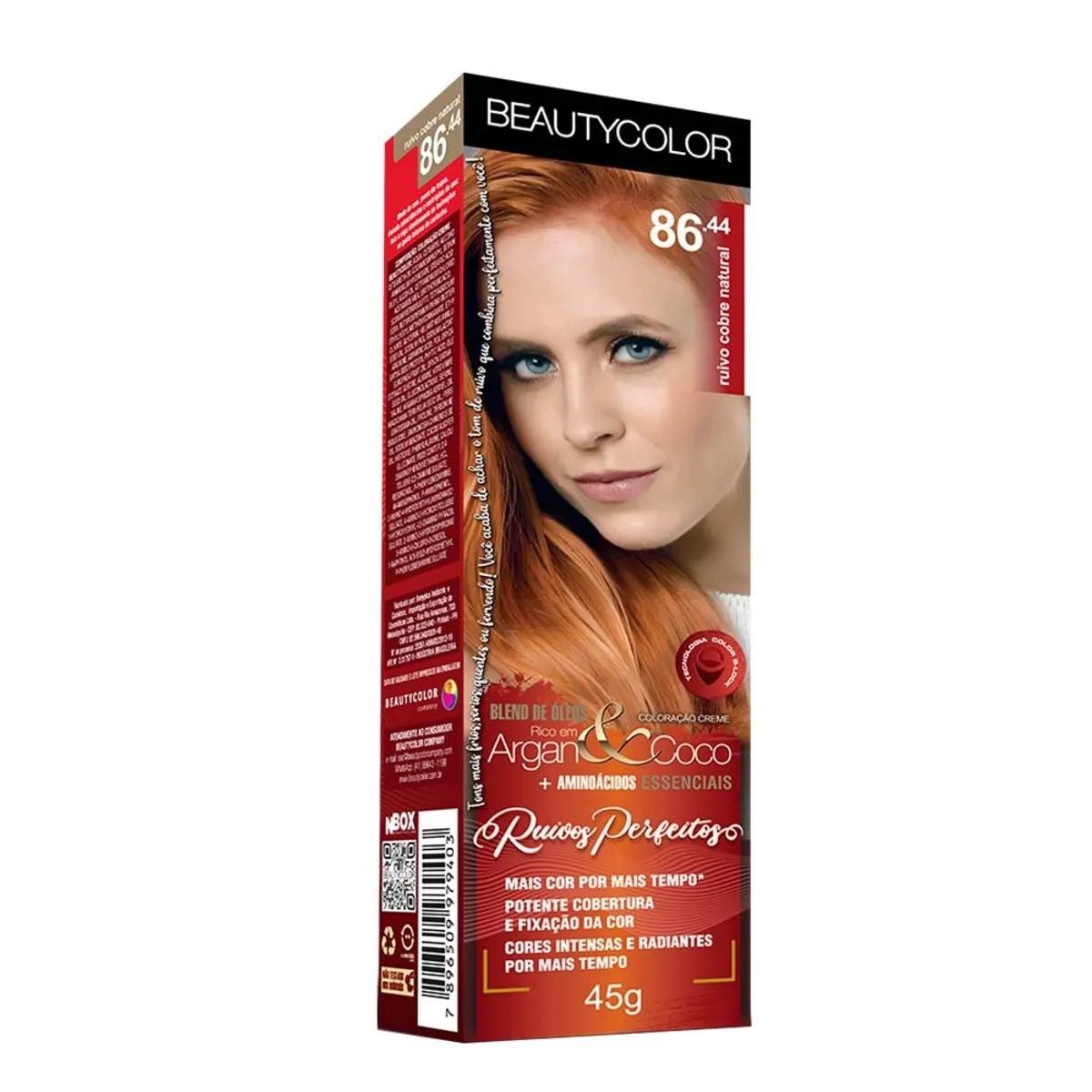 Tint Beauty Color Cr Esp 86.44 Ruivo Cobre Natural