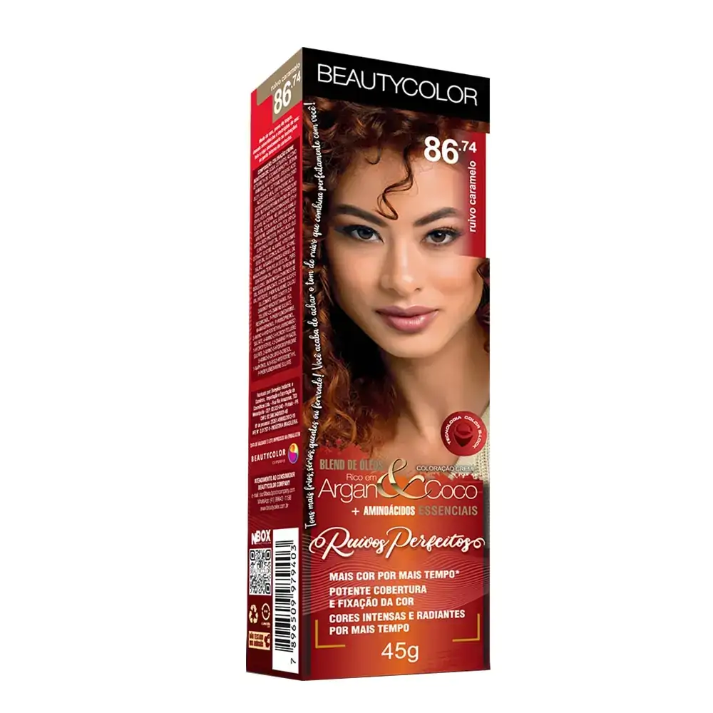 Tint Beauty Color Cr Esp 86.74 Ruivo Caramelo