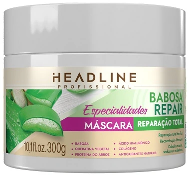 Masc Cap Headline 300g Babosa Repair Especialidades