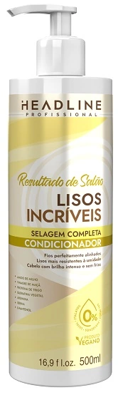 Cond Headline 500ml Lisos Incriveis Resultado De Salao