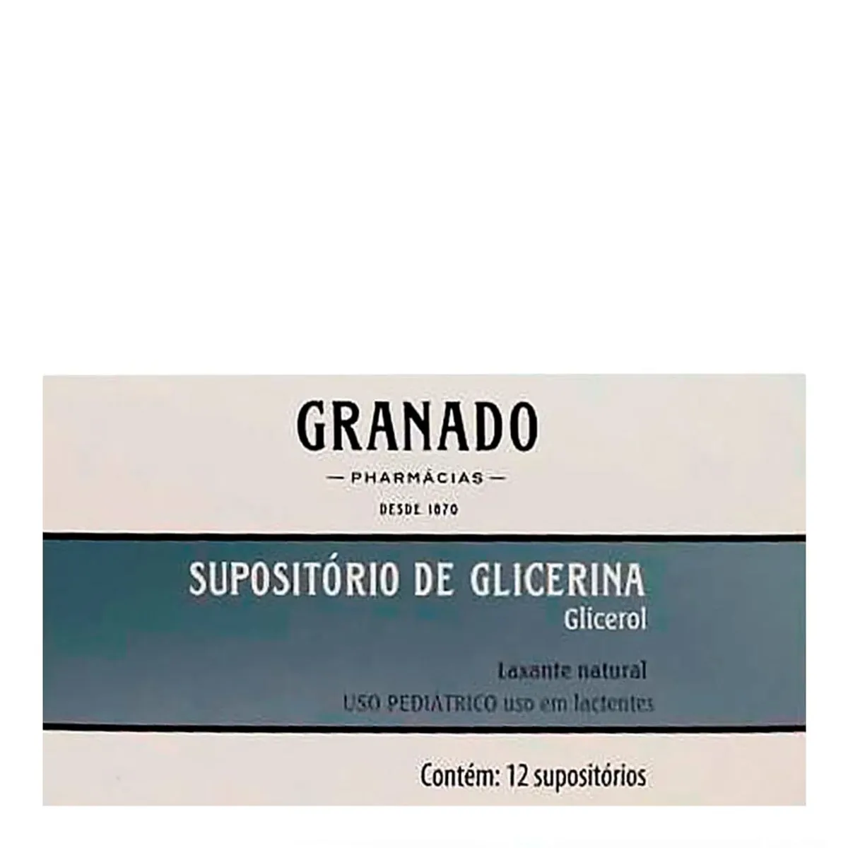 Supositório de Glicerina Infantil Granado 12 unidades