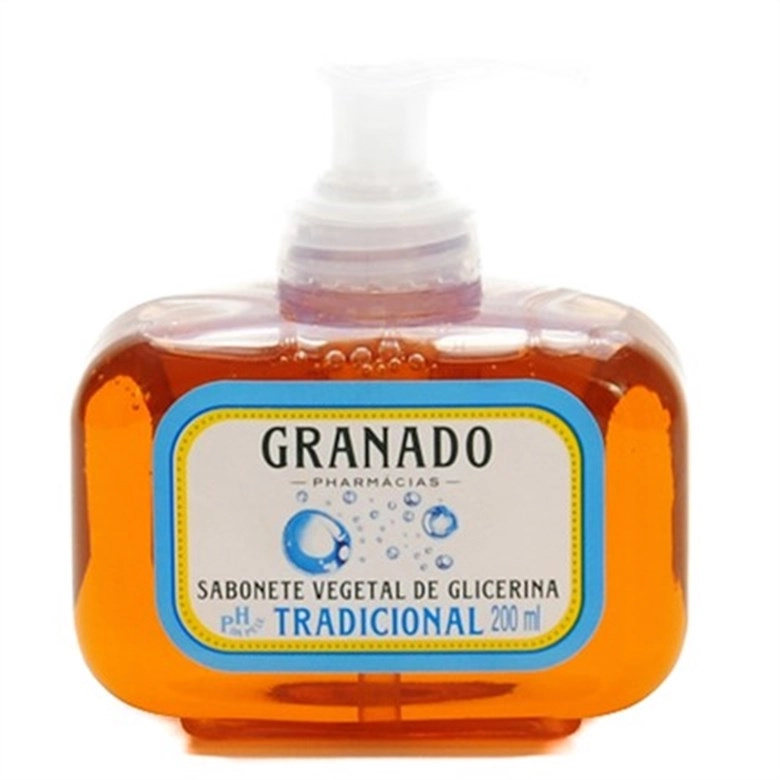 Sabonete Líquido De Glicerina Vegetal Tradicional Granado Frasco 200ml