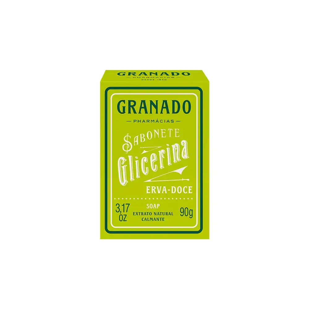 Sab.granado Glicerina Erva D.90g