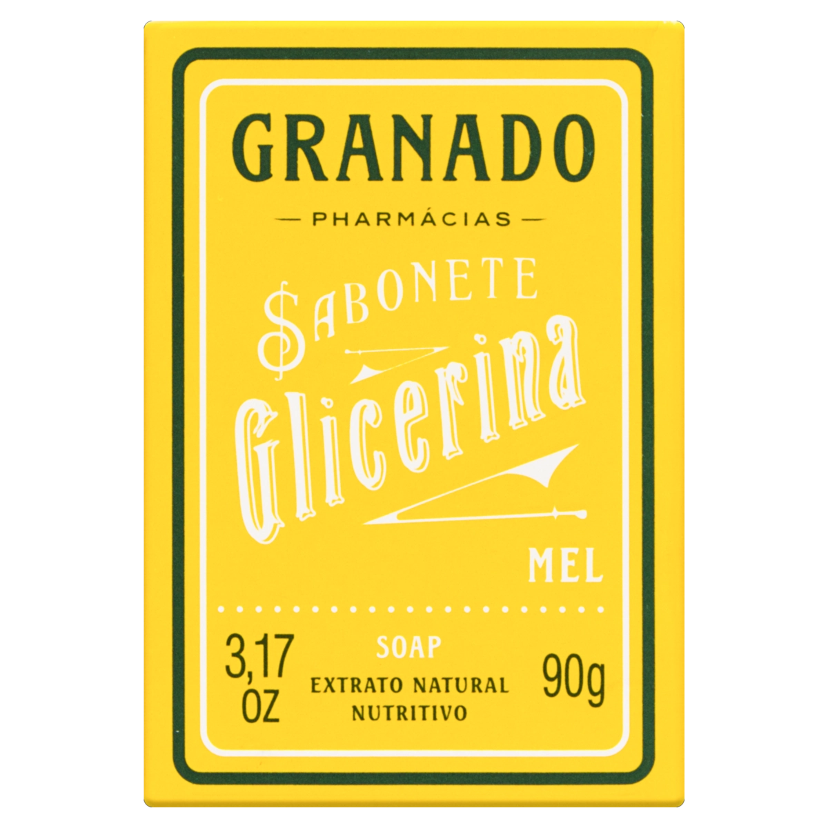 Sabonete Vegetal de Glicerina GRANADO Extrato de Mel 90g