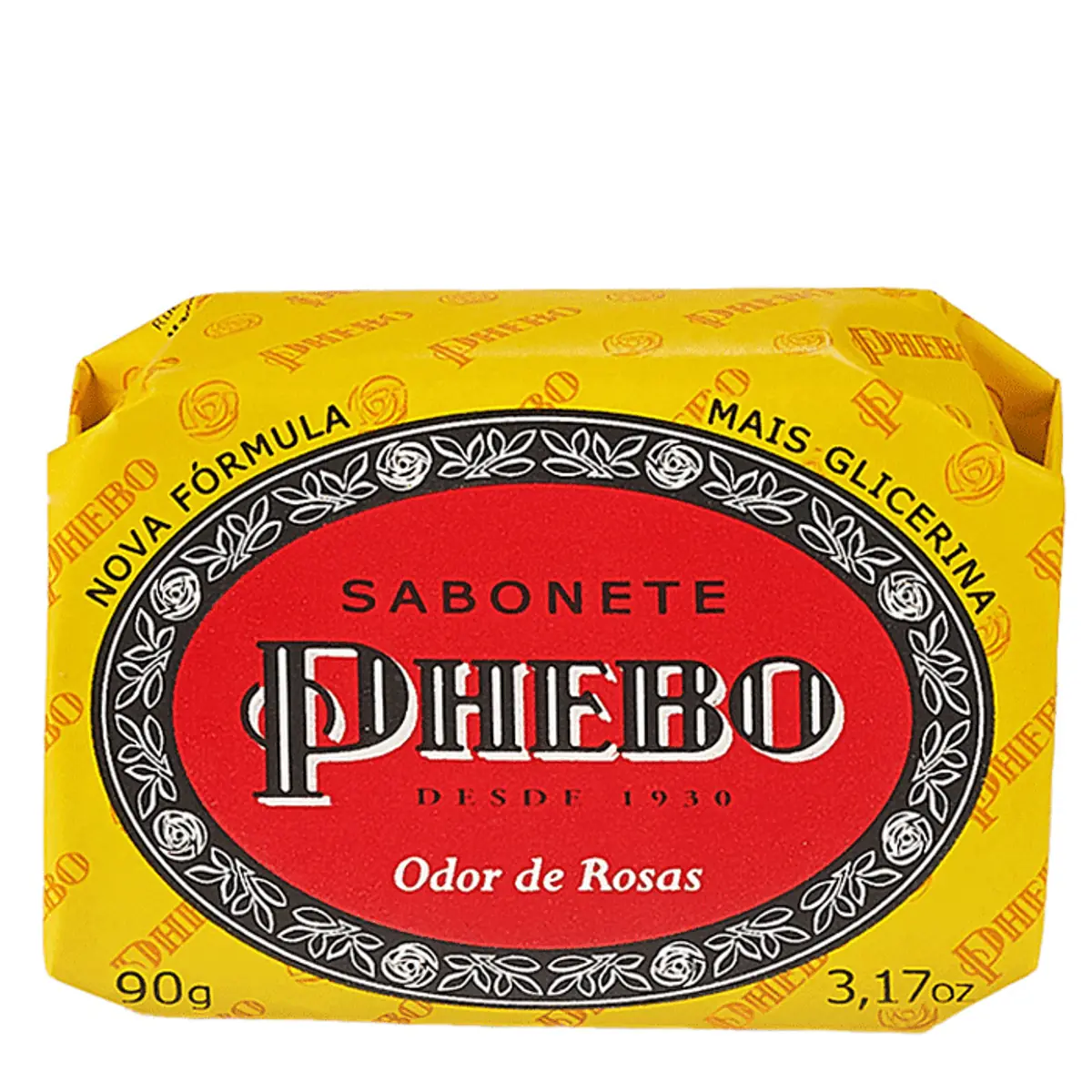Sabonete em Barra Corporal Phebo Odor de Rosas 90g