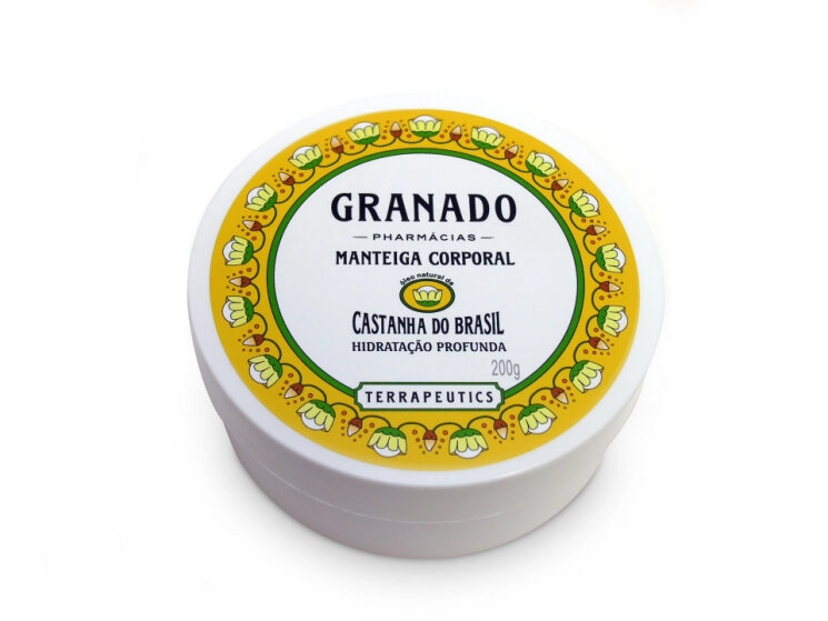 Manteiga Hidratação Profunda Corporal Castanha Do Brasil Granado Terrapeutics Pote 200g