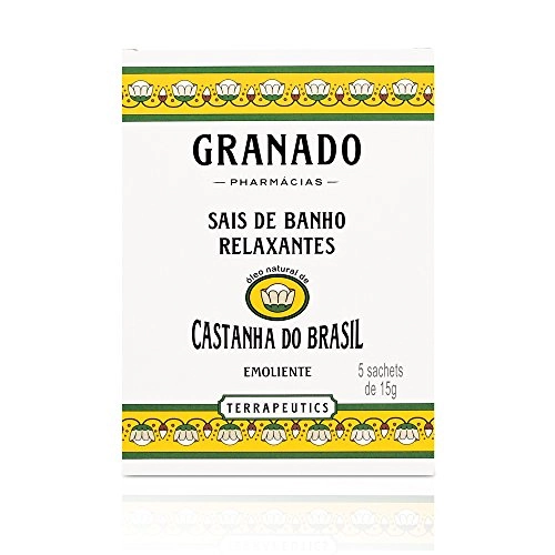 Sais De Banho Castanha Do Brasil Granado Terrapeutics Caixa 75g 5 Unidades