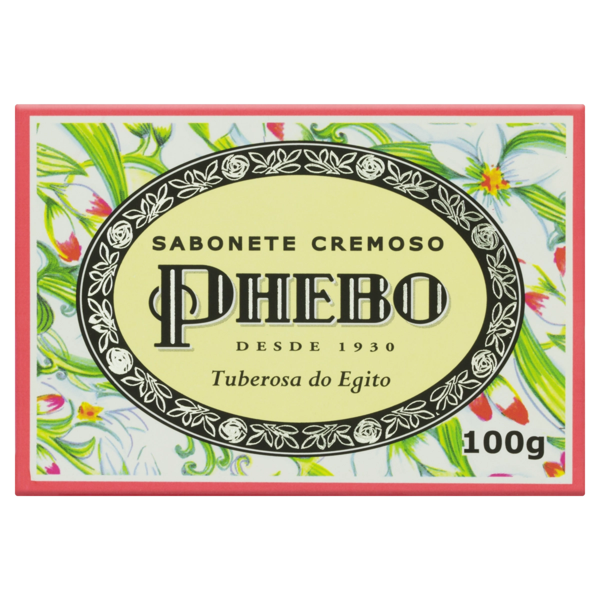 Sabonete Barra Cremoso Tuberosa Do Egito Phebo Caixa 100g