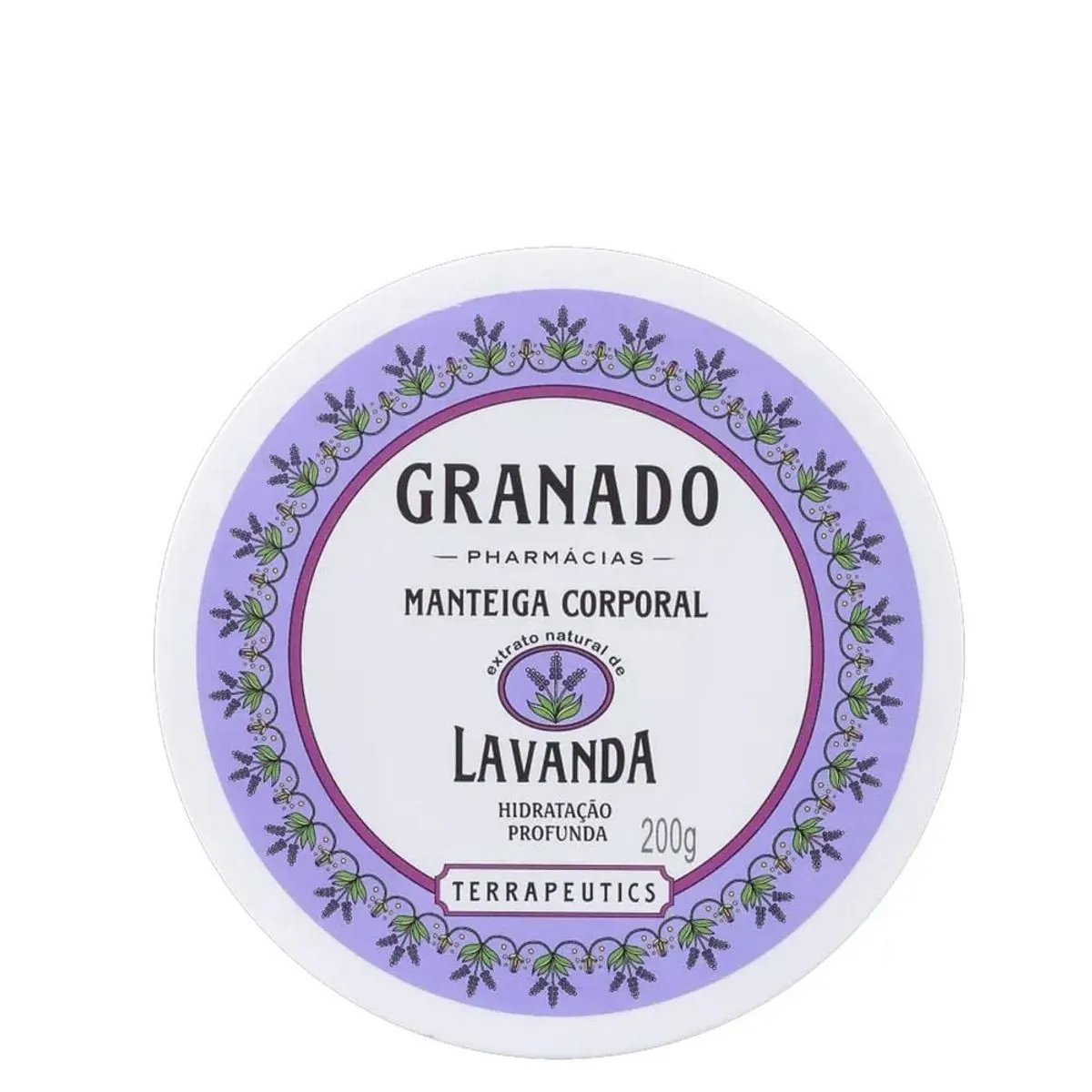 Manteiga Hidratação Profunda Corporal Lavanda Granado Terrapeutics Pote 200g