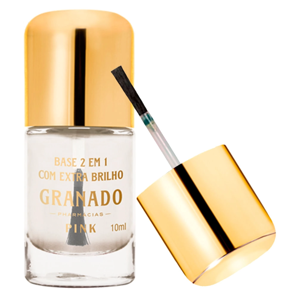 Base Com Extra Brilho Granado Pink 10ml