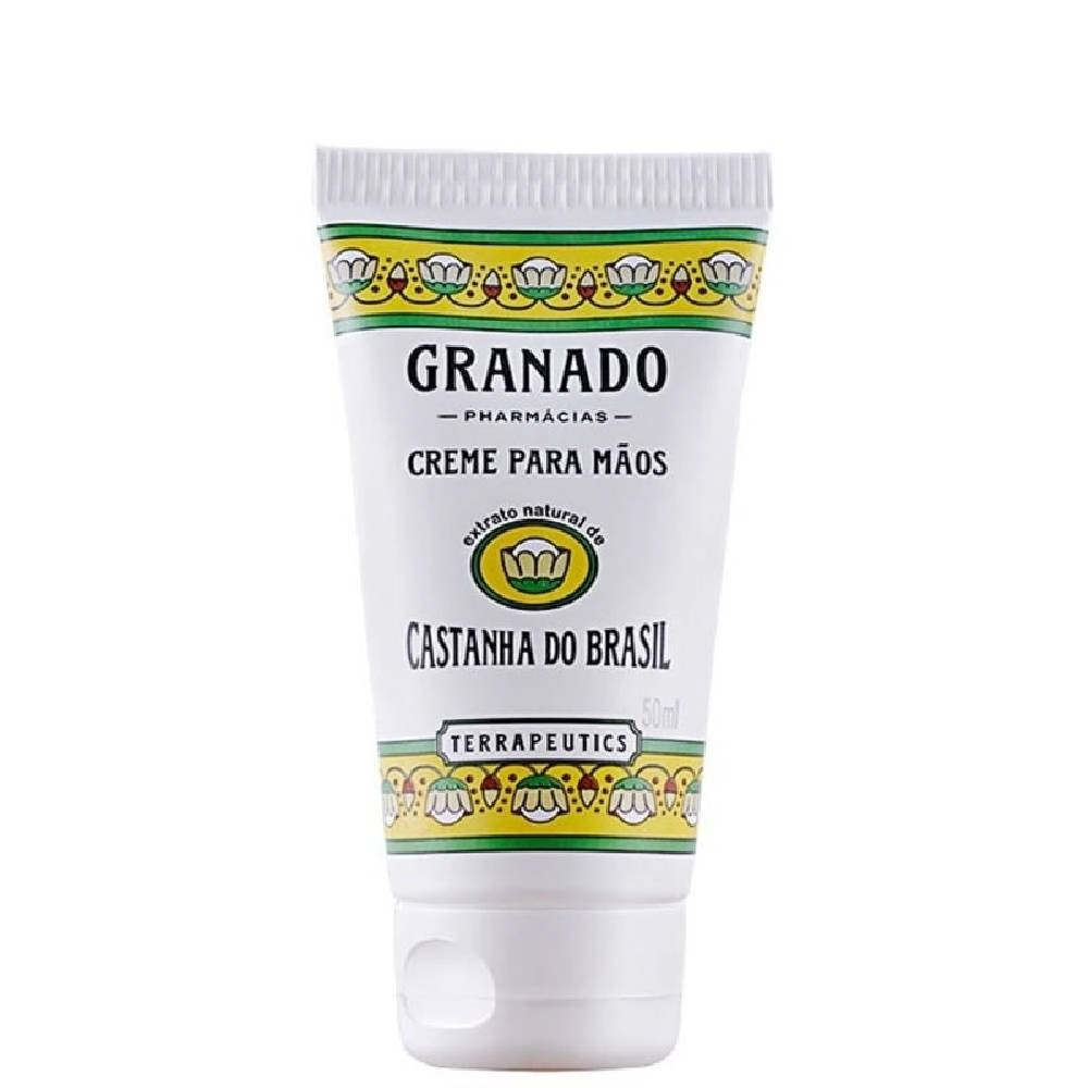 Creme Para As Mãos Castanha Do Brasil Granado Terrapeutics Bisnaga 50ml