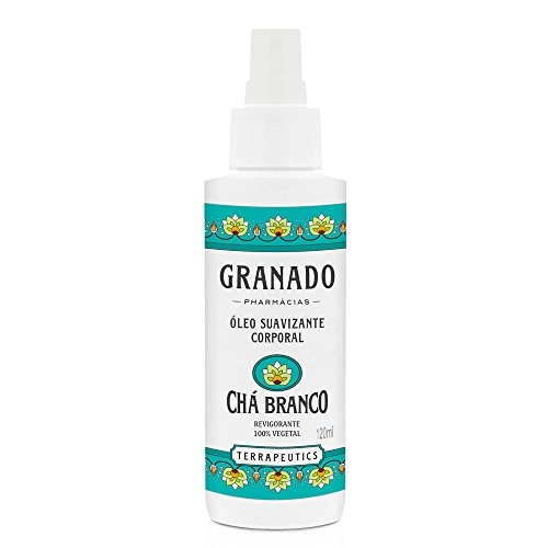 óleo Corporal Suavizante Chá Branco Granado Terrapeutics Frasco 120ml