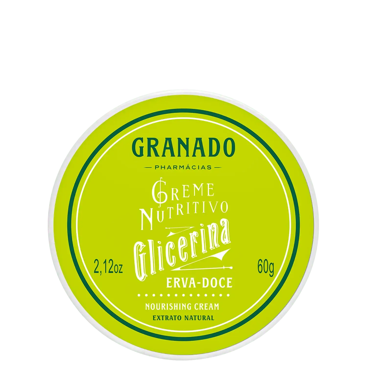 Granado Cr Nutritivo Glicerina E Erva Doce 60g