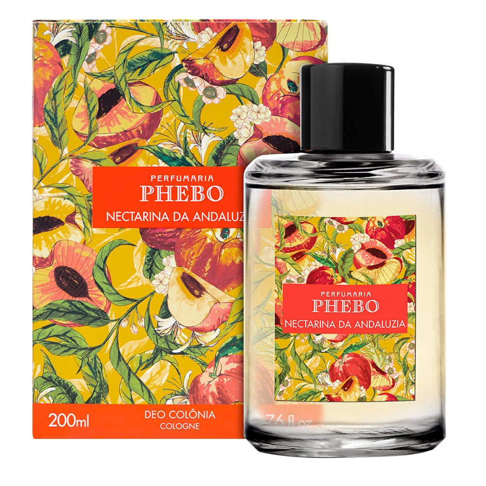 Deo Colônia Nectarina Da Andaluzia Phebo Caixa 200ml