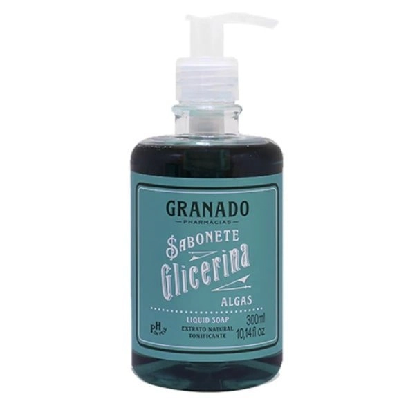Sabonete Líquido Algas Granado Glicerina Frasco 300ml