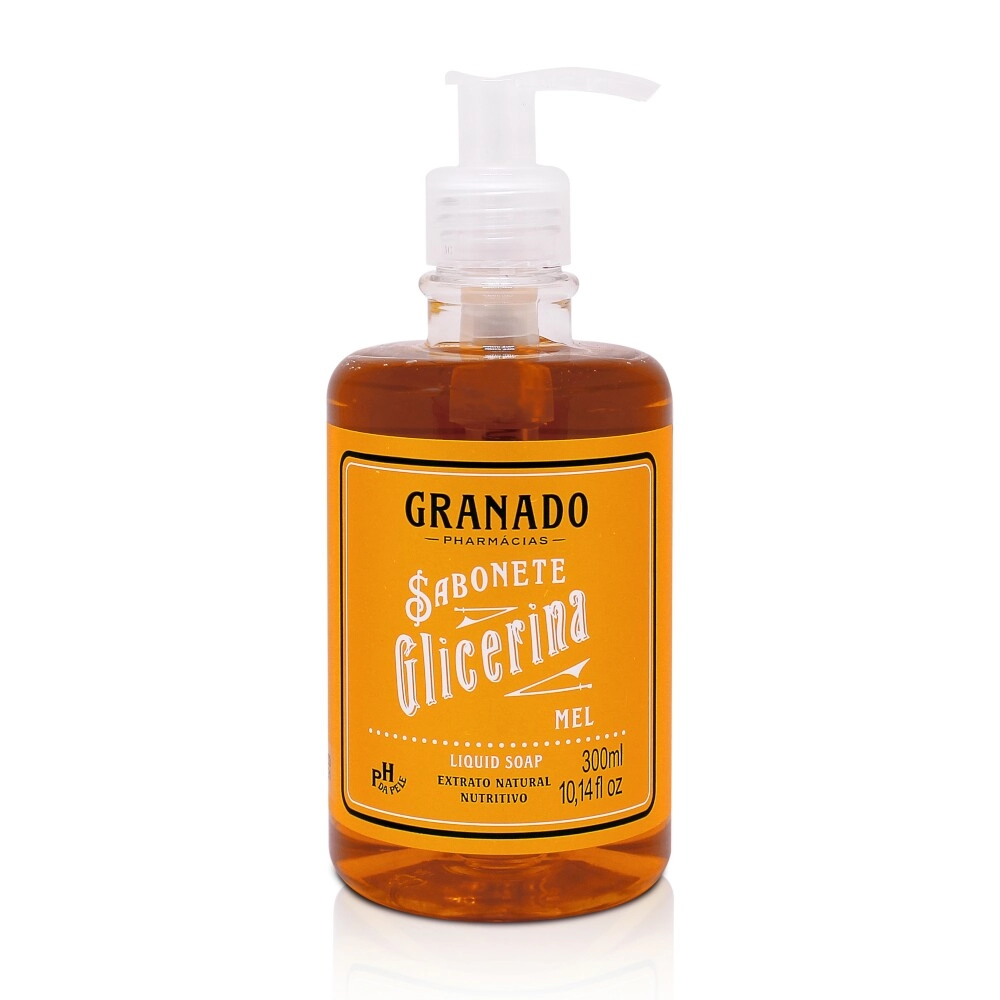 Sabonete Líquido Mel Granado Glicerina Frasco 300ml