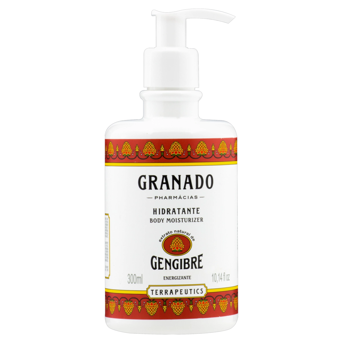 Hidratante Energizante Corporal Gengibre Granado Terrapeutics Frasco 300ml