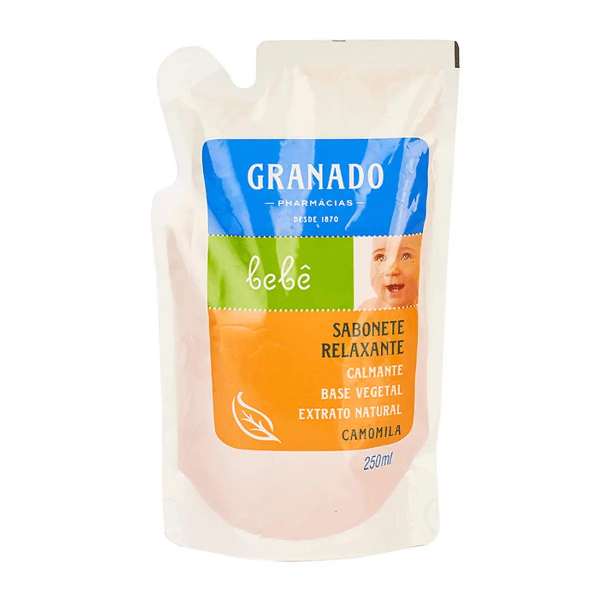 Sabonete Líquido Bebê Granado Camomila 250 ml Refil