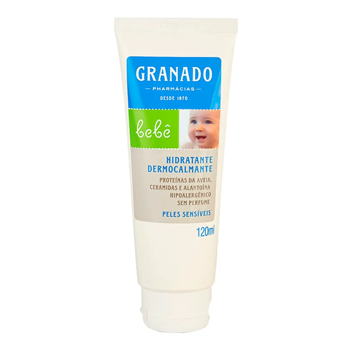 Hidratante Dermocalmante Sem Perfume Granado Bebê Bisnaga 120ml