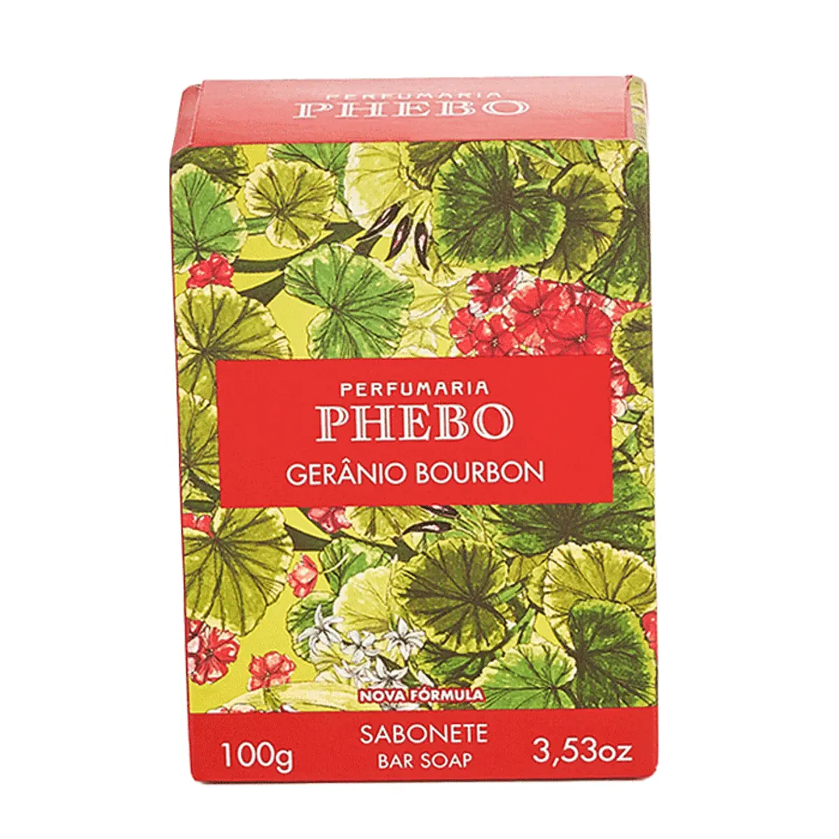 Sabonete em Barra Gerânio Bourbon Caixa Phebo 100 g
