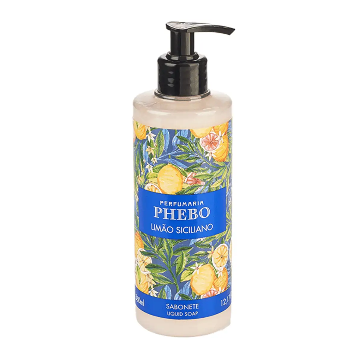 Sabonete Líquido Limão Siciliano Phebo Frasco 360ml