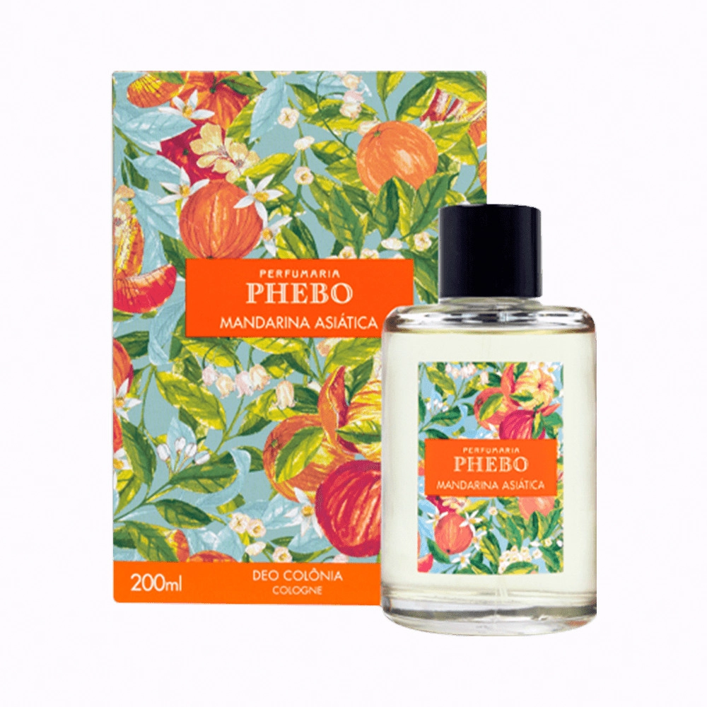 Deo Colônia Mandarina Asiática Phebo Caixa 200ml
