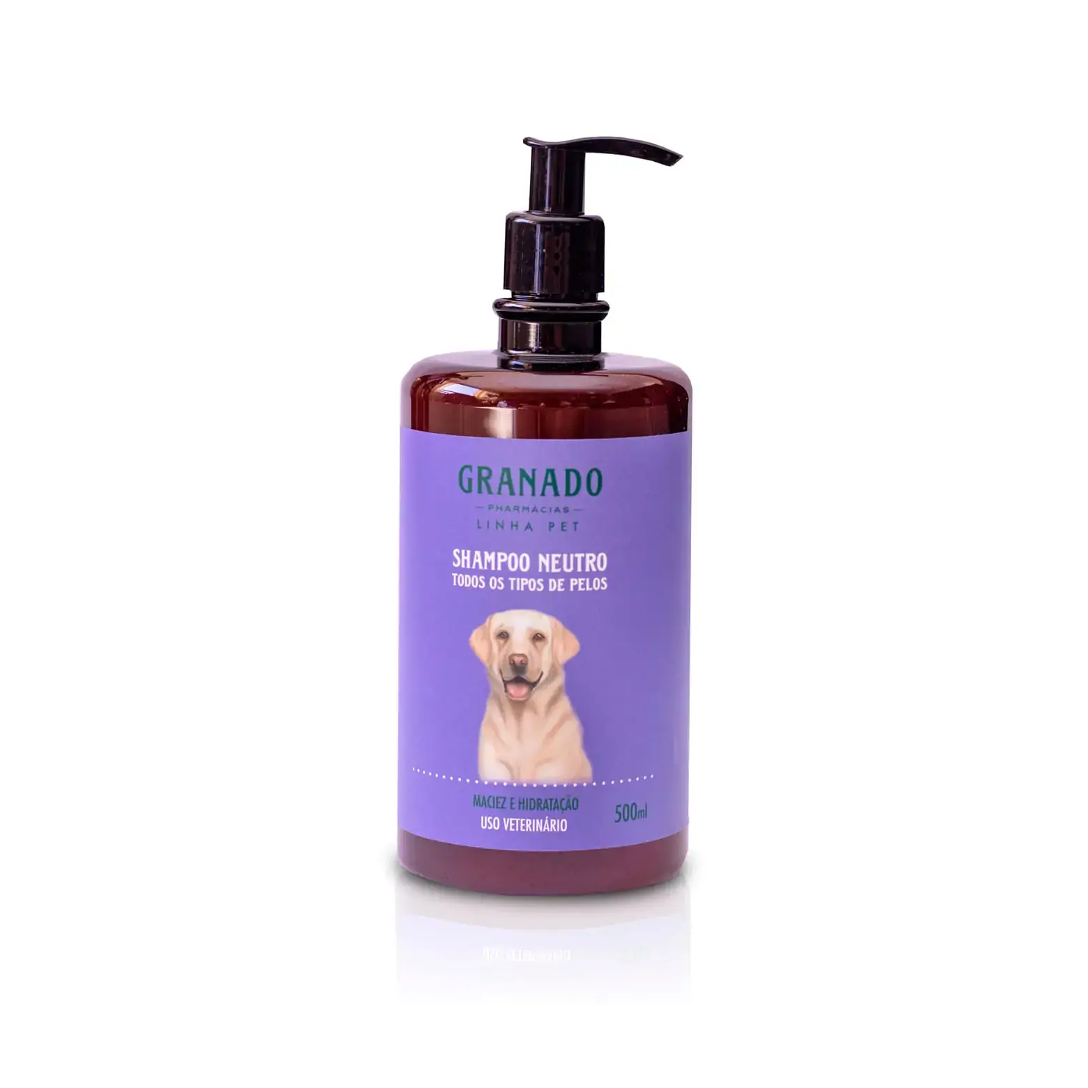 Shampoo Todos Os Tipos De Pelos Neutro Granado Pet Frasco 500ml