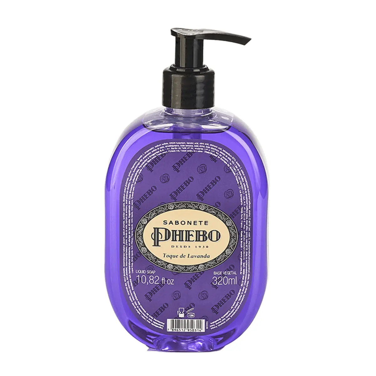 Sabonete Líquido Toque De Lavanda Phebo Frasco 320ml