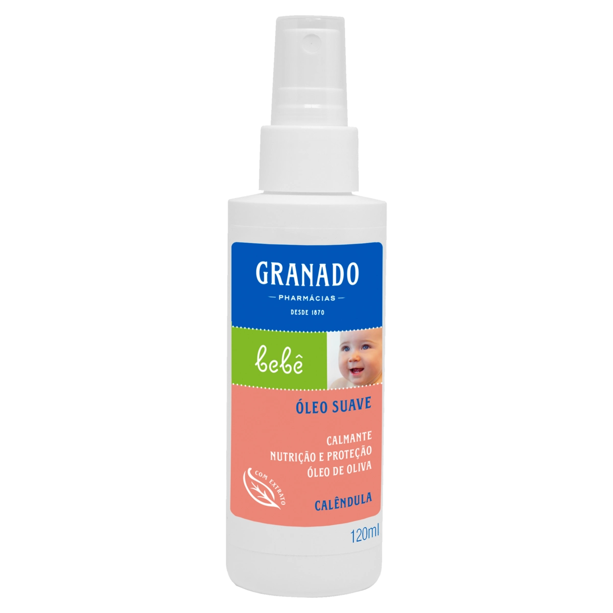 óleo Suave Calêndula Granado Bebê Frasco 120ml Spray