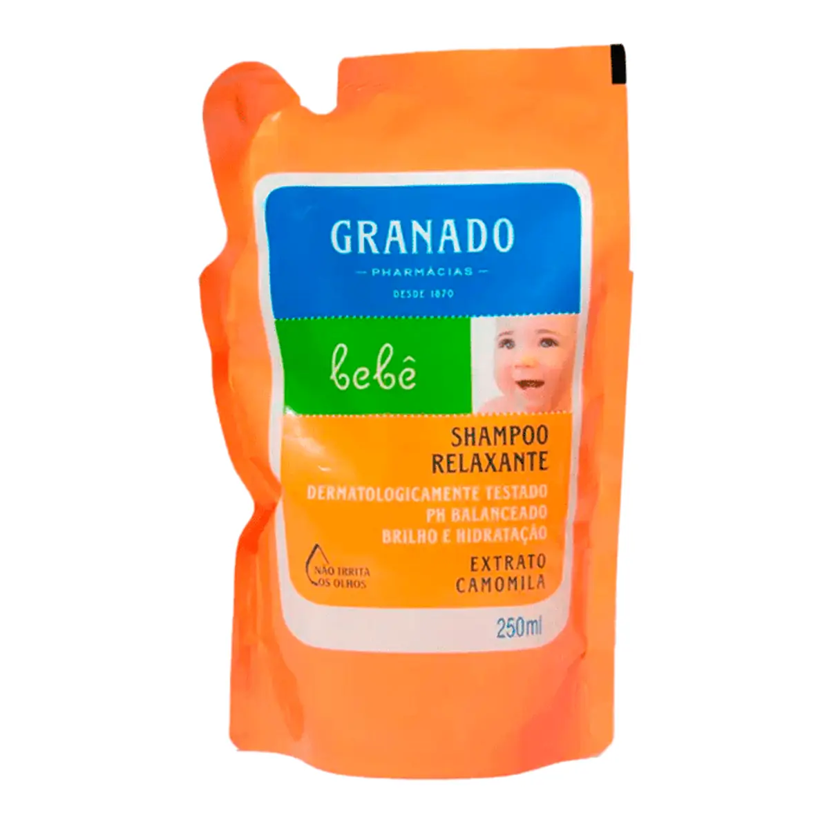 Shampoo Granado Bebê Sachê 250ml Refil