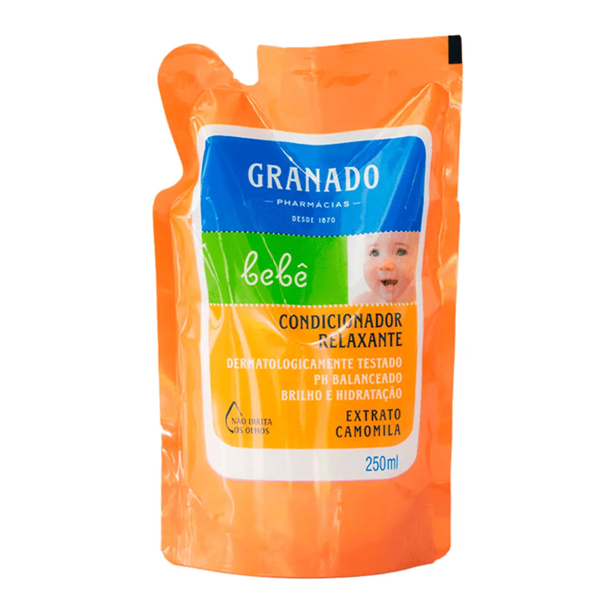Condicionador Relaxante Granado Bebê Sachê 250ml Refil