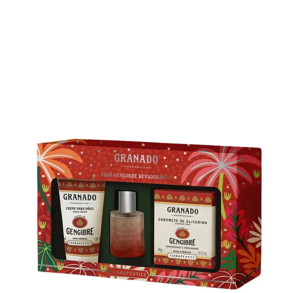 Granado Terrapeutics Kit Col 30ml Sab 90g Cr Mãos 50g