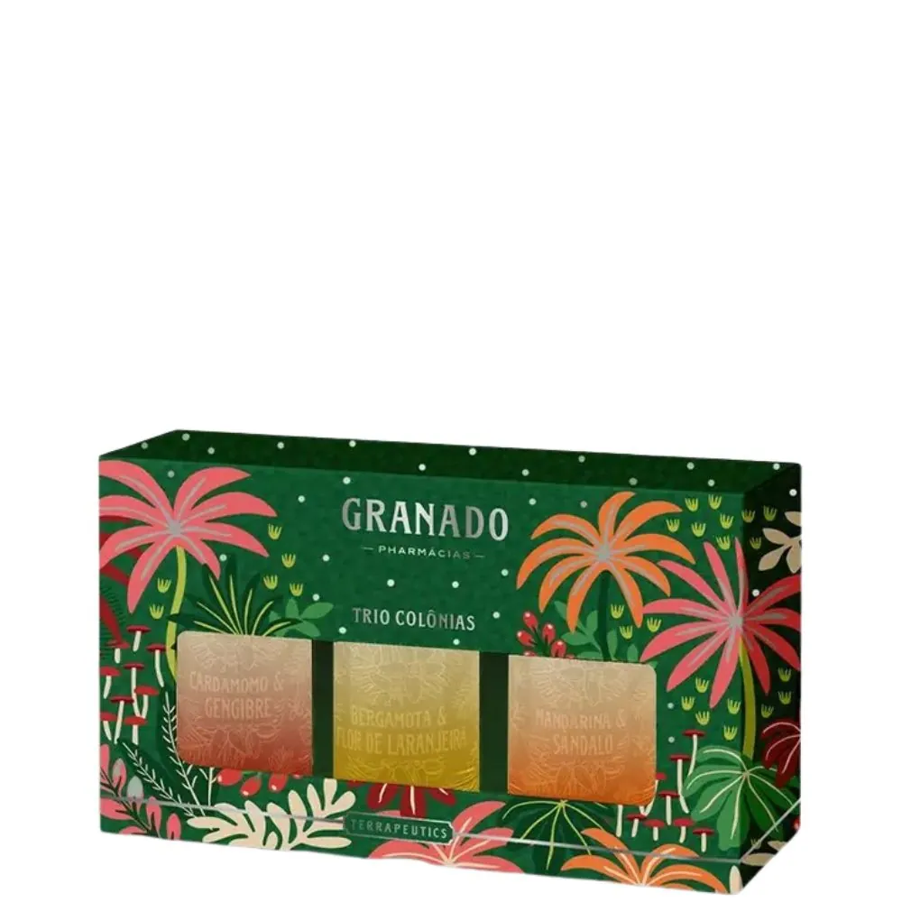 Kit De Colônias Terrapeutics Mini Granado 3 Unidades 30ml