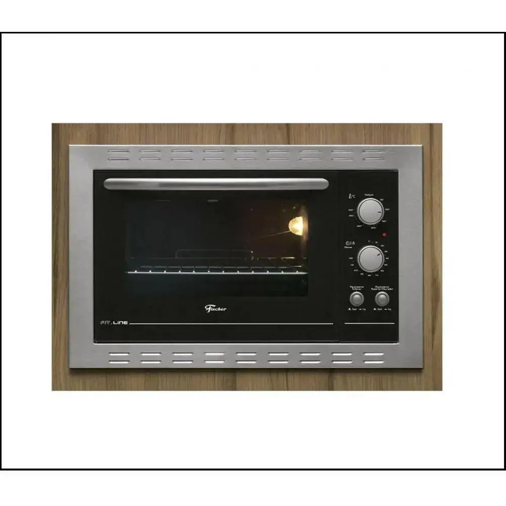 Forno Elétrico Fischer New Fit Line de Embutir 44l Inox 220v