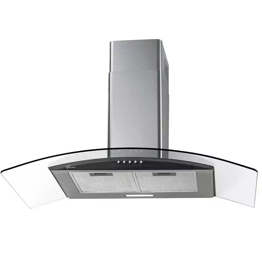 Coifa de Parede Fit 90 Cm Com Vidro Fischer