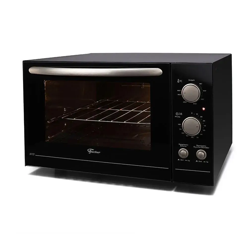 Forno Elétrico de Bancada Fischer Fit Preto 44 Litros 220V 28950-66839 - 220v