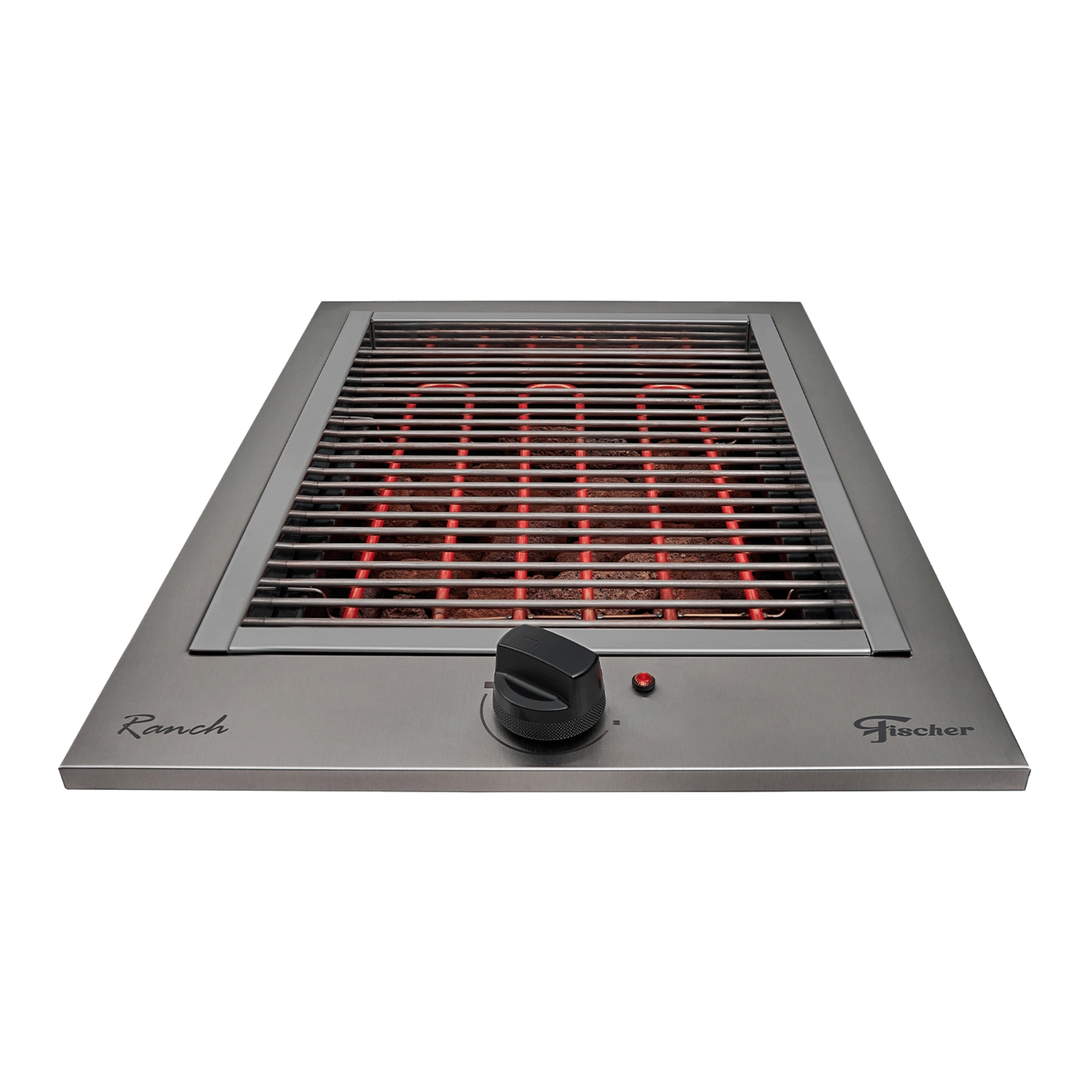 Churrasqueira Elétrica Cooktop Com Pedra Vulcânica Fischer Ranch 220v