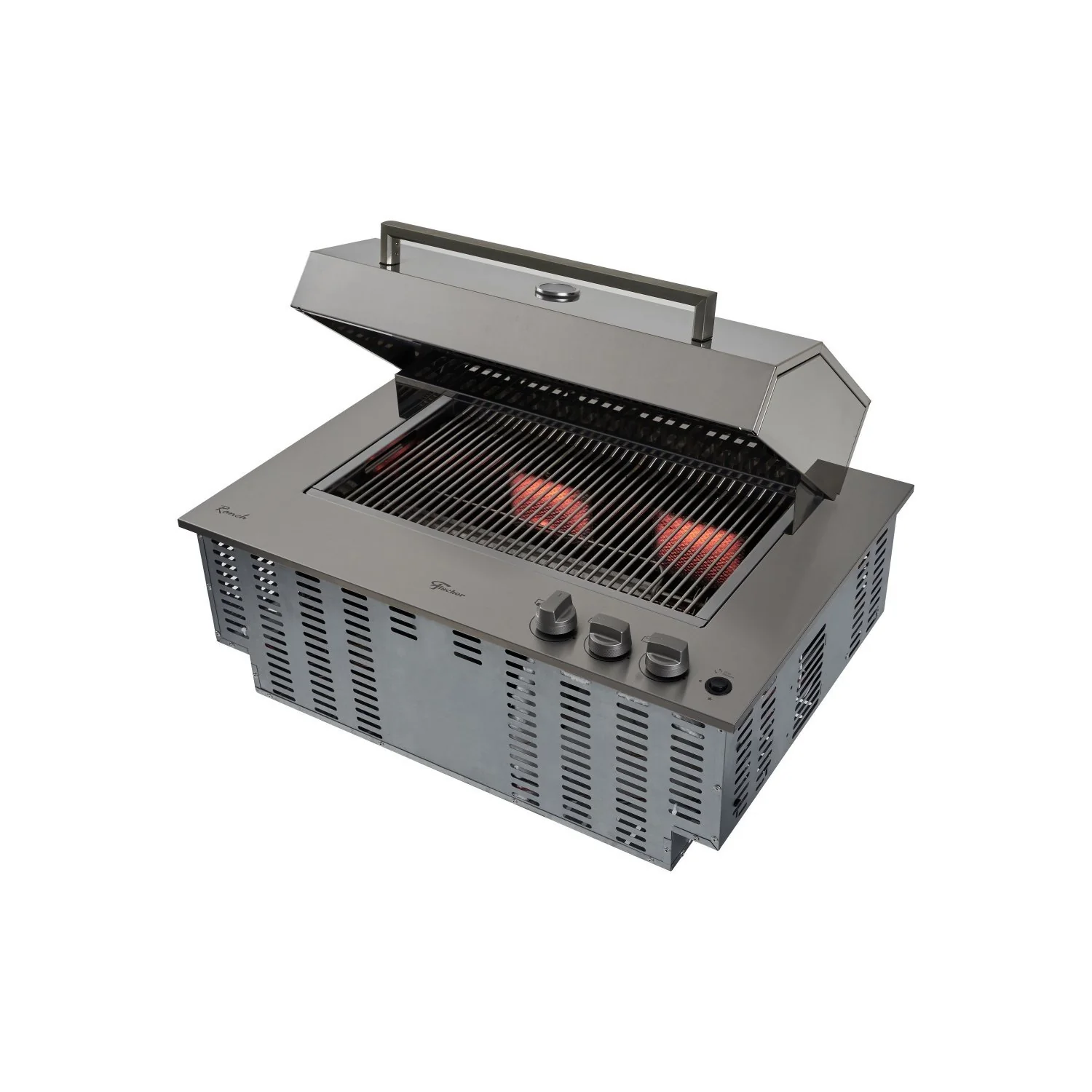 Churrasqueira A Gás Cooktop Inox Fischer Ranch Bivolt