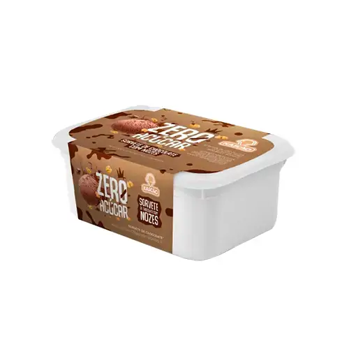 Sorvete Kascao Zero 1l Chocolate