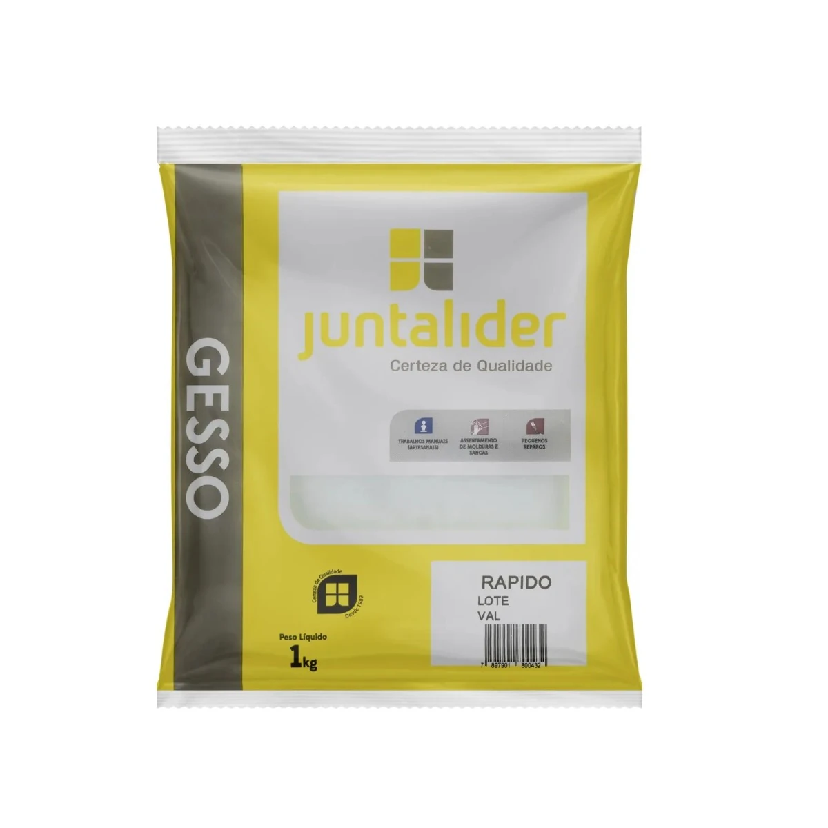 Gesso Estuque 1 Kg Iraja
