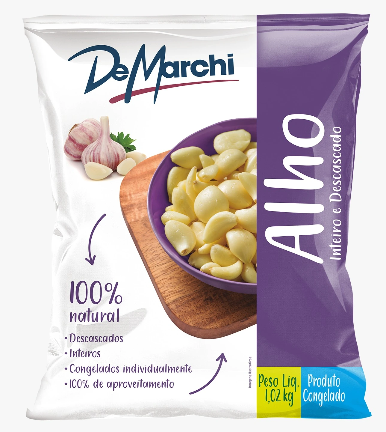Alho Inteiro De Marchi 1,02kg