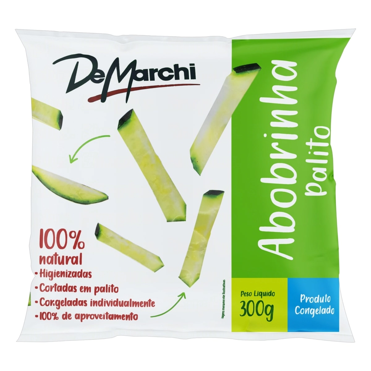 Abobrinha Congelada Palito De Marchi Pacote 300g
