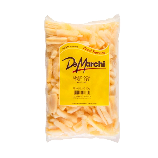 Legumes Mandioca Palito Pct 1,2kg Dm Caixa 10unidade