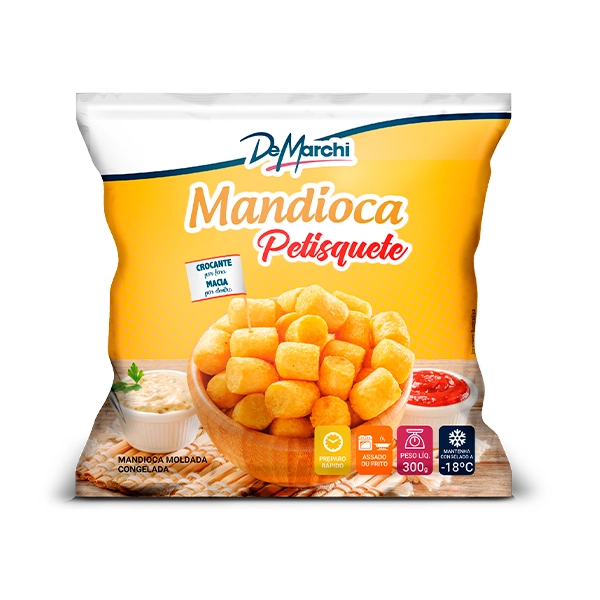 Mandioca Petisquete Congelada De Marchi Pacote 300g