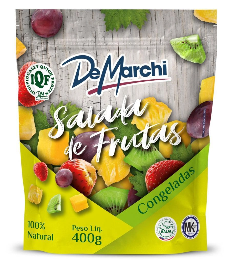 Salada De Frutas Congelada De Marchi Pouch 400g