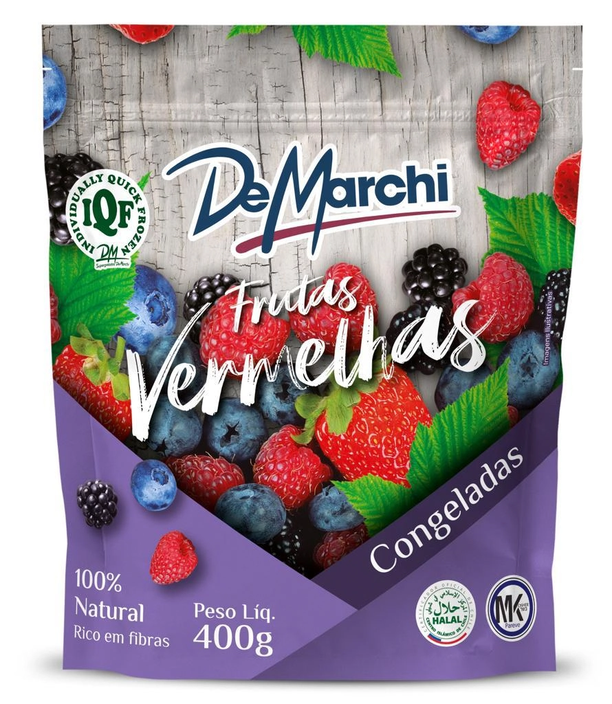 Frutas Vermelhas Congeladas De Marchi Pouch 400g
